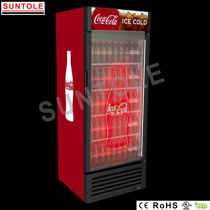 LED Illuminated Glass Door